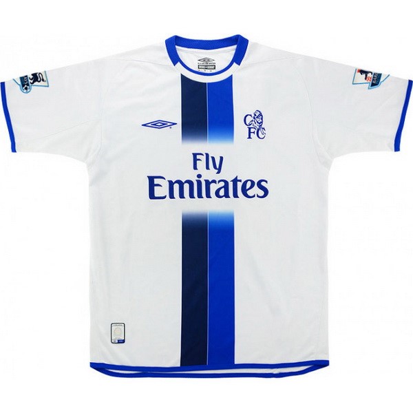 Authentic Camiseta Chelsea 2ª Retro 2003 2005 Blanco